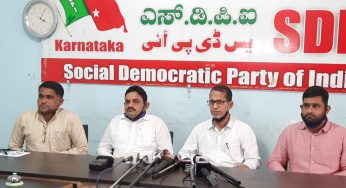 BJP Conspired to Create Unrest in the state through Shringeri Incident : SDPI