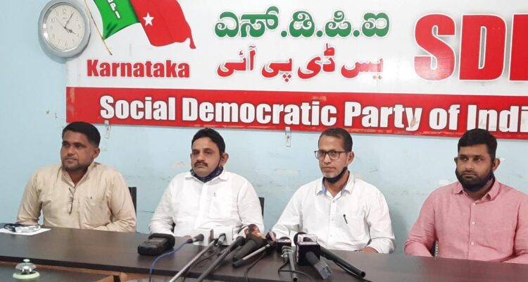 BJP Conspired to Create Unrest in the state through Shringeri Incident : SDPI