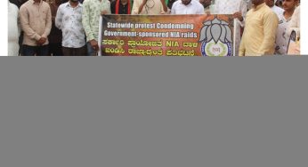 SDPI Bidar organized a protest condemning Government-sponsored NIA raids.<br>ಸರ್ಕಾರಿ ಪ್ರಾಯೋಜಿತ NIA ದಾಳಿಯನ್ನು ಖಂಡಿಸಿ ಎಸ್‌ಡಿಪಿಐ ಬೀದರ್ ವತಿಯಿಂದ ಪ್ರತಿಭಟನೆ ನಡೆಸಲಾಯಿತು
