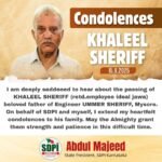Condolences