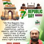 “On this Republic Day, let us reaffirm our commitment to the Constitution, justice, equality, and the dignity of every citizen. A strong republic is built when every voice matters and every right is protected.”